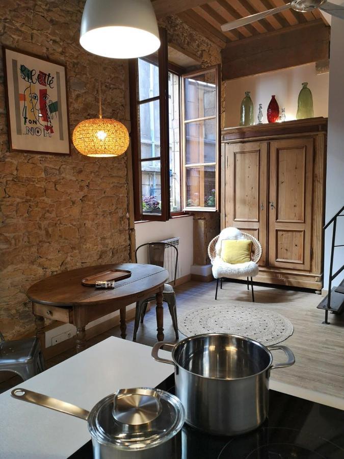 Appartement Authentic Loft With Mezzanine & Exposed Stones Heart Of Lyon Extérieur photo