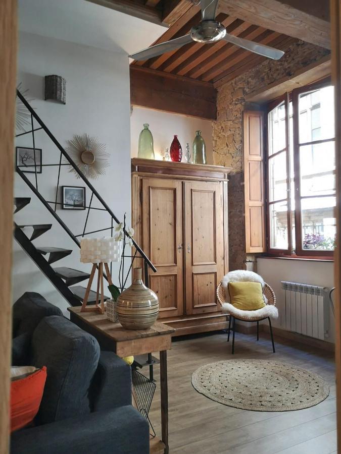 Appartement Authentic Loft With Mezzanine & Exposed Stones Heart Of Lyon Extérieur photo